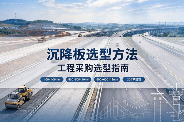 白玉沉降板选择方法