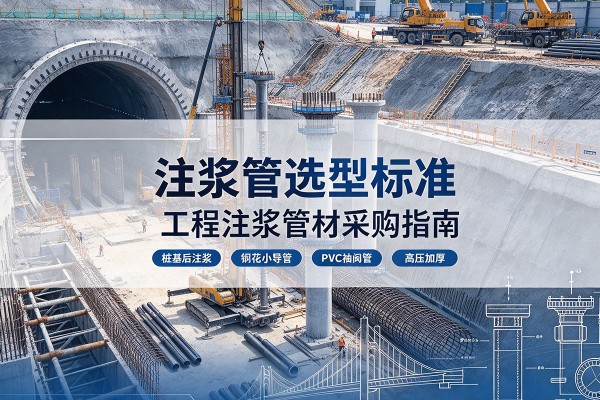 白玉注浆管选型标准