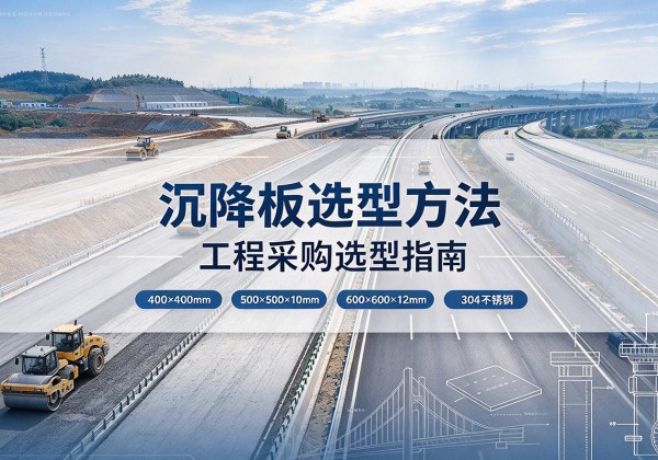 白玉沉降板选择方法